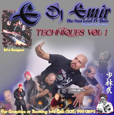 DJ Emir Techniques Volume 1 Hip Hop Mixtape CD