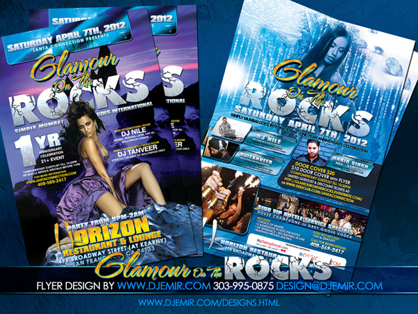 Amazing Flyer Designs Glamour on The Rocks Simply Mumbai Bollywood Party Flyer San Francisco California